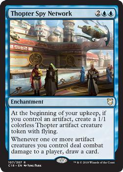 2018 Magic the Gathering Commander 2018 #107 Thopter Spy Network Front