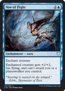 2018 Magic the Gathering Commander 2018 #110 Vow of Flight Front