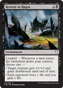 2018 Magic the Gathering Commander 2018 #116 Retreat to Hagra Front