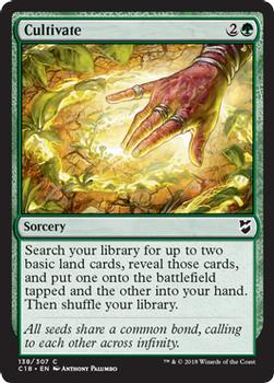 2018 Magic the Gathering Commander 2018 #138 Cultivate Front