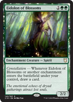 2018 Magic the Gathering Commander 2018 #140 Eidolon of Blossoms Front