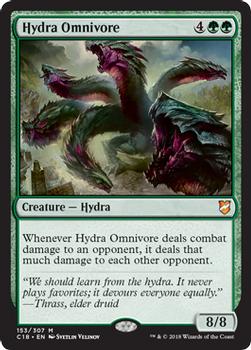2018 Magic the Gathering Commander 2018 #153 Hydra Omnivore Front