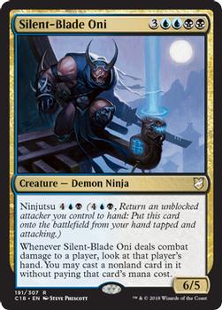 2018 Magic the Gathering Commander 2018 #191 Silent-Blade Oni Front