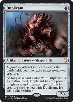 2018 Magic the Gathering Commander 2018 #205 Duplicant Front
