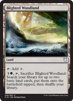 2018 Magic the Gathering Commander 2018 #236 Blighted Woodland Front