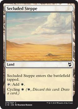 2018 Magic the Gathering Commander 2018 #279 Secluded Steppe Front