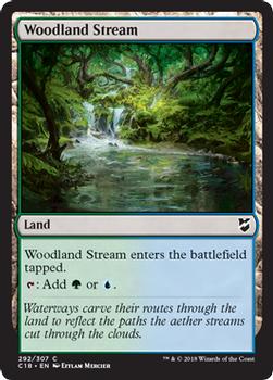 2018 Magic the Gathering Commander 2018 #292 Woodland Stream Front