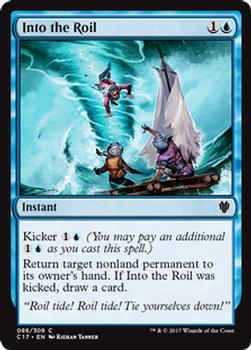 2017 Magic the Gathering Commander 2017 #86 Into the Roil Front