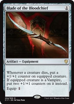 2017 Magic the Gathering Commander 2017 #204 Blade of the Bloodchief Front