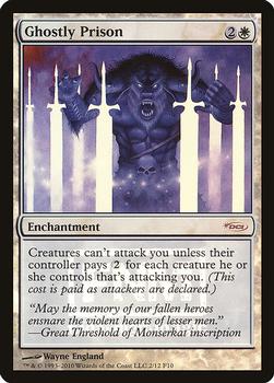 2010 Magic the Gathering Friday Night Magic Promos #2 Ghostly Prison Front
