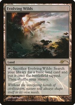 2012 Magic the Gathering Friday Night Magic Promos #10 Evolving Wilds Front