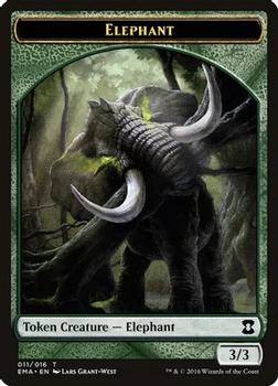 2016 Magic the Gathering Eternal Masters - Tokens #011/016 Elephant Front
