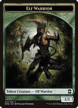 2016 Magic the Gathering Eternal Masters - Tokens #012/016 Elf Warrior Front