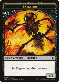 2018 Magic the Gathering Masters 25 - Tokens #008/015 Skeleton Front