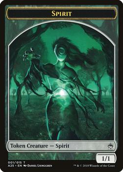 2018 Magic the Gathering Masters 25 - Tokens #001/015 Spirit Front