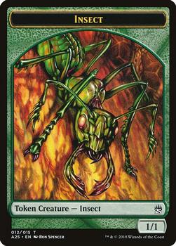 2018 Magic the Gathering Masters 25 - Tokens #012/015 Insect Front