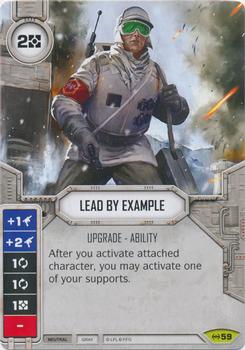 2017 Fantasy Flight Games Star Wars Destiny Empire at War #59 Lead by Example Front