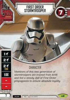 2016 Fantasy Flight Games Star Wars Destiny Awakenings #2 First Order Stormtrooper Front