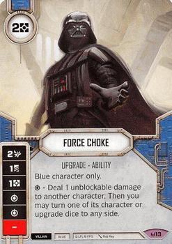 2016 Fantasy Flight Games Star Wars Destiny Awakenings #13 Force Choke Front
