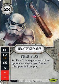 2016 Fantasy Flight Games Star Wars Destiny Awakenings #17 Infantry Grenades Front
