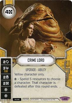 2016 Fantasy Flight Games Star Wars Destiny Awakenings #23 Crime Lord Front