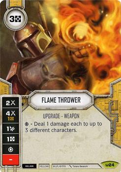 2016 Fantasy Flight Games Star Wars Destiny Awakenings #24 Flame Thrower Front
