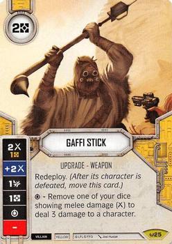 2016 Fantasy Flight Games Star Wars Destiny Awakenings #25 Gaffi Stick Front