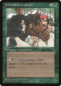 1995 Magic the Gathering Renaissance French #NNO Bohémiens pradeshi Front