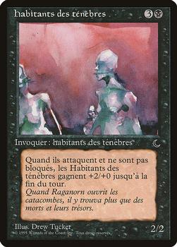 1995 Magic the Gathering Renaissance French #NNO Habitants des ténèbres Front