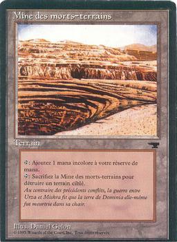 1995 Magic the Gathering Renaissance French #NNO Mine des morts-terrains Front