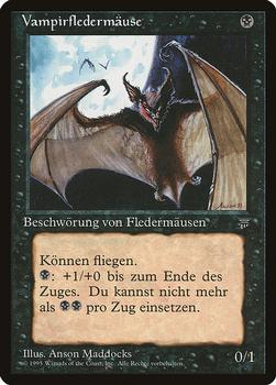 1995 Magic the Gathering Renaissance German #NNO Vampirfledermäuse Front