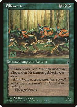 1995 Magic the Gathering Renaissance German #NNO Elfenreiter Front