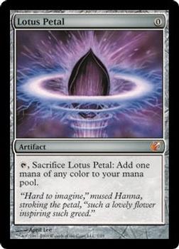 2009 Magic the Gathering From the Vault: Exiled #7 Lotus Petal Front