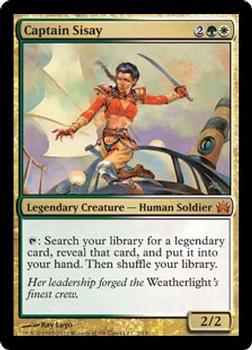 2011 Magic the Gathering From the Vault: Legends #2 Captain Sisay Front