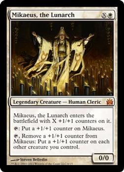 2011 Magic the Gathering From the Vault: Legends #6 Mikaeus, the Lunarch Front