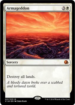 2014 Magic the Gathering From the Vault: Annihilation #001 Armageddon Front