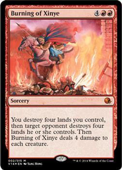 2014 Magic the Gathering From the Vault: Annihilation #002 Burning of Xinye Front