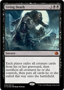 2014 Magic the Gathering From the Vault: Annihilation #008 Living Death Front