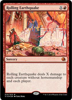 2014 Magic the Gathering From the Vault: Annihilation #010 Rolling Earthquake Front