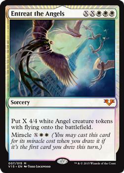 2015 Magic the Gathering From the Vault: Angels #007 Entreat the Angels Front