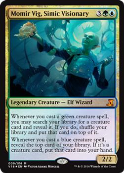 2016 Magic the Gathering From the Vault: Lore #009 Momir Vig, Simic Visionary Front