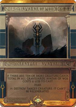 2017 Magic the Gathering Hour of Devastation - Amonkhet Invocations #38 Avatar of Woe Front