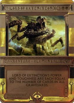 2017 Magic the Gathering Hour of Devastation - Amonkhet Invocations #52 Lord of Extinction Front