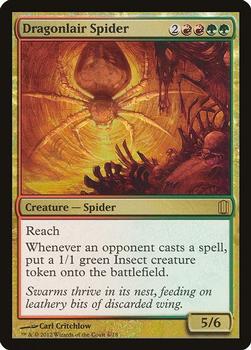 2012 Magic the Gathering Commander's Arsenal #6 Dragonlair Spider Front