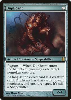 2012 Magic the Gathering Commander's Arsenal #7 Duplicant Front