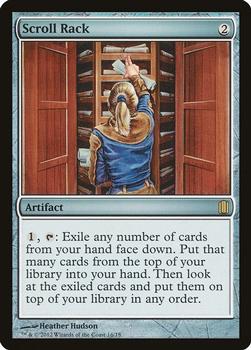 2012 Magic the Gathering Commander's Arsenal #16 Scroll Rack Front