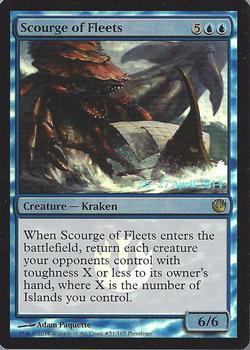 2014 Magic the Gathering Journey Into Nyx - Prerelease Promos #51 Scourge of Fleets Front
