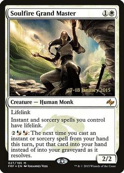 2015 Magic the Gathering Fate Reforged - Prerelease Promos #027 Soulfire Grand Master Front