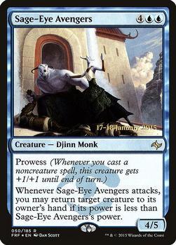 2015 Magic the Gathering Fate Reforged - Prerelease Promos #050 Sage-Eye Avengers Front