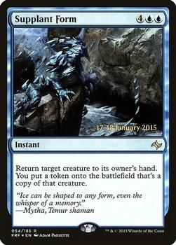 2015 Magic the Gathering Fate Reforged - Prerelease Promos #054 Supplant Form Front